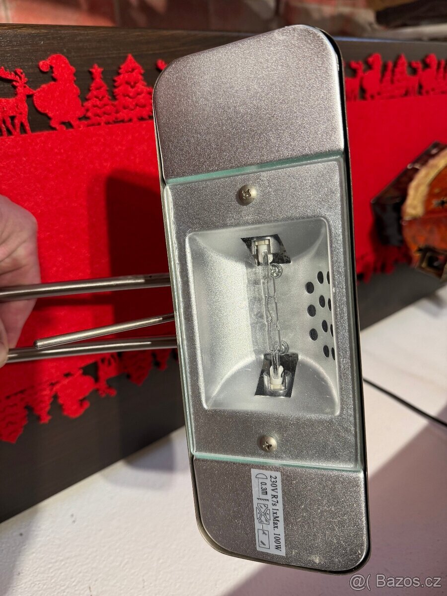 Stolní lampa celonerezová - TOP stav - 13