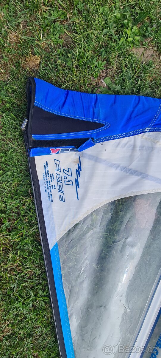 windsurfing plachta 7,1 - 13