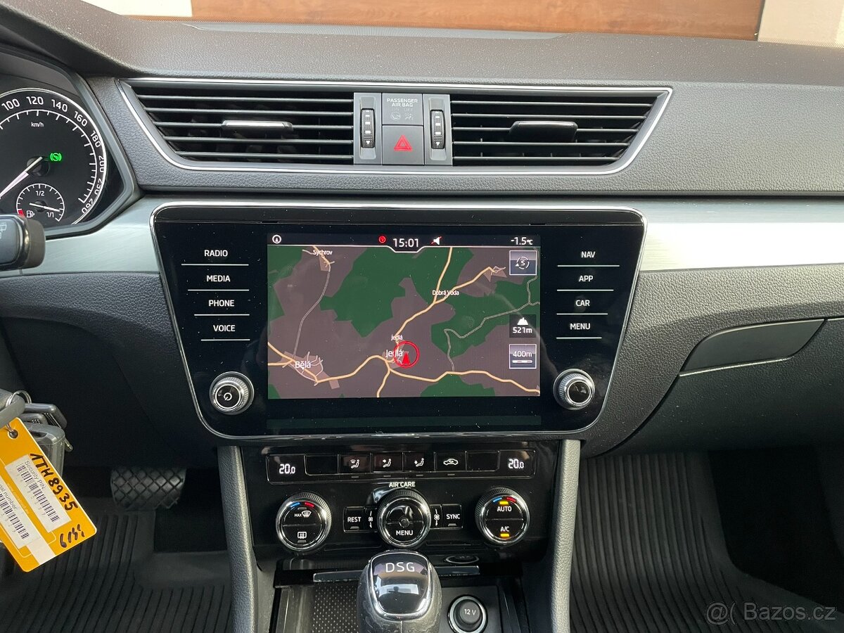 Škoda Superb 2.0 TDI 110 kw. DSG. 144 tis.km. 1.majitel ČR. - 13