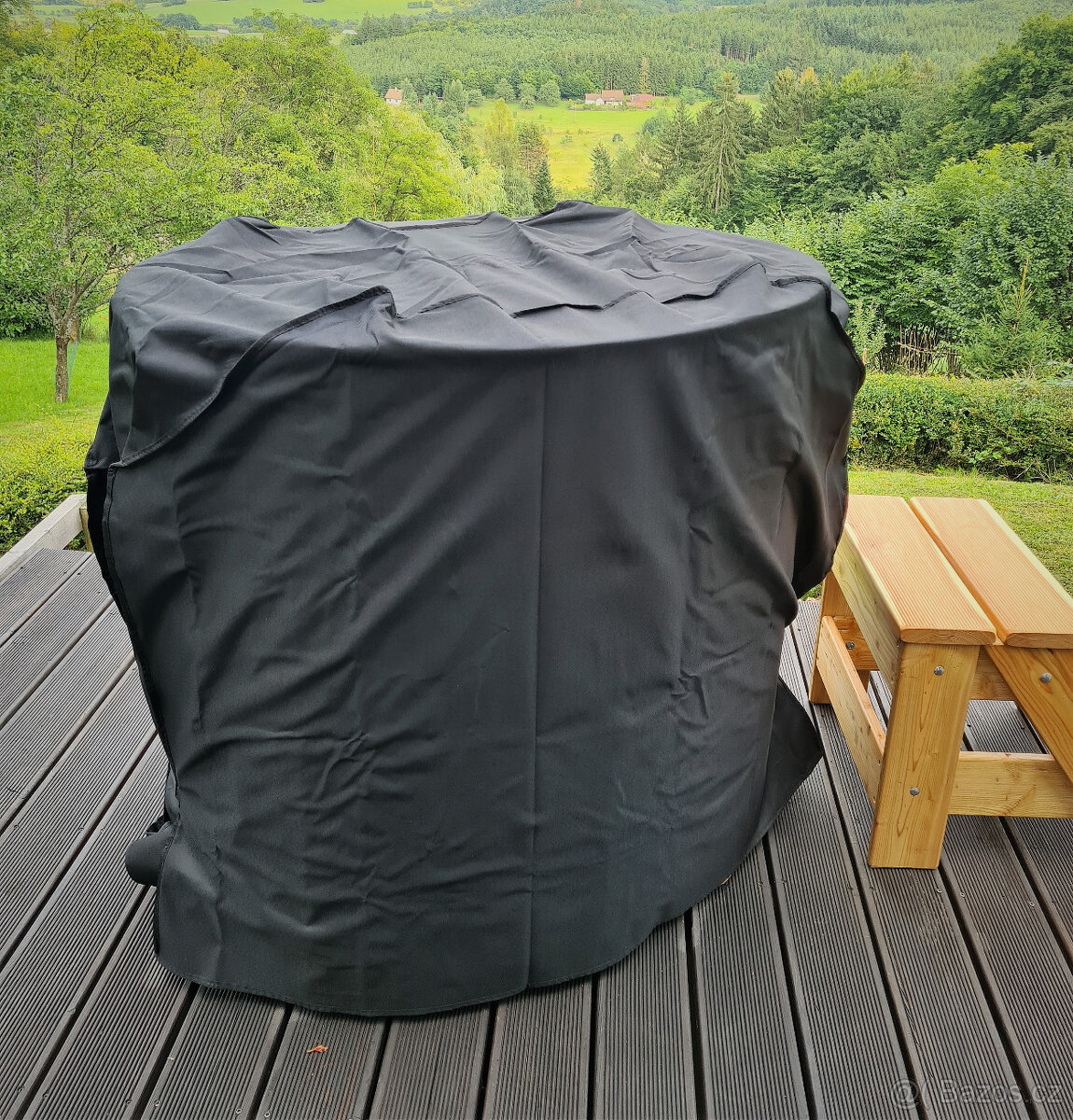 Ochlazovací káď k sauně – top kvalita - modřín - laminát - 13