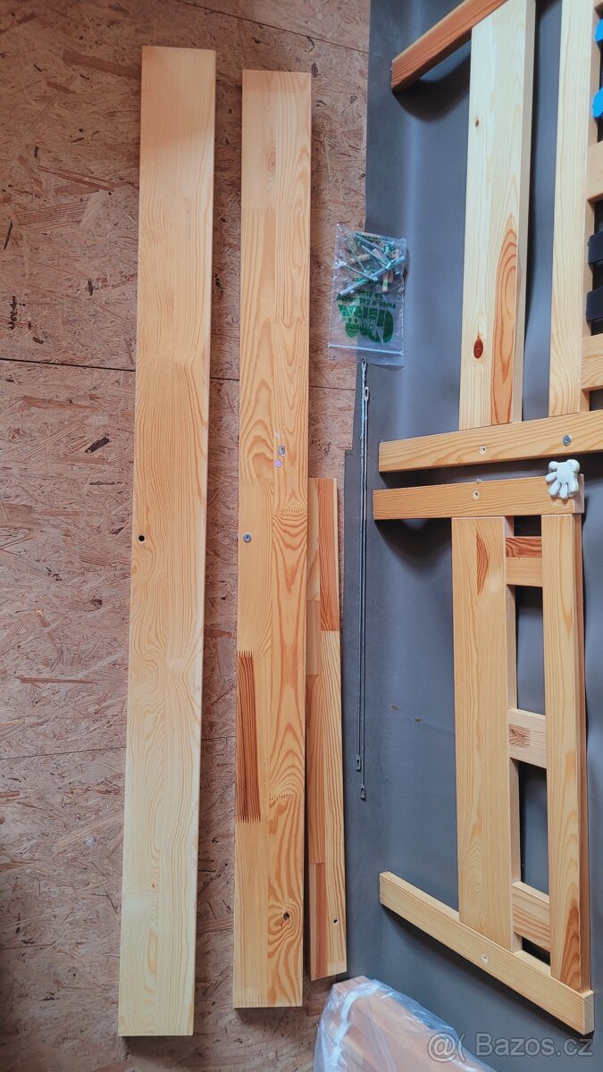 dětská postel IKEA KRITTER dřevěná, antialergická matrace - 13