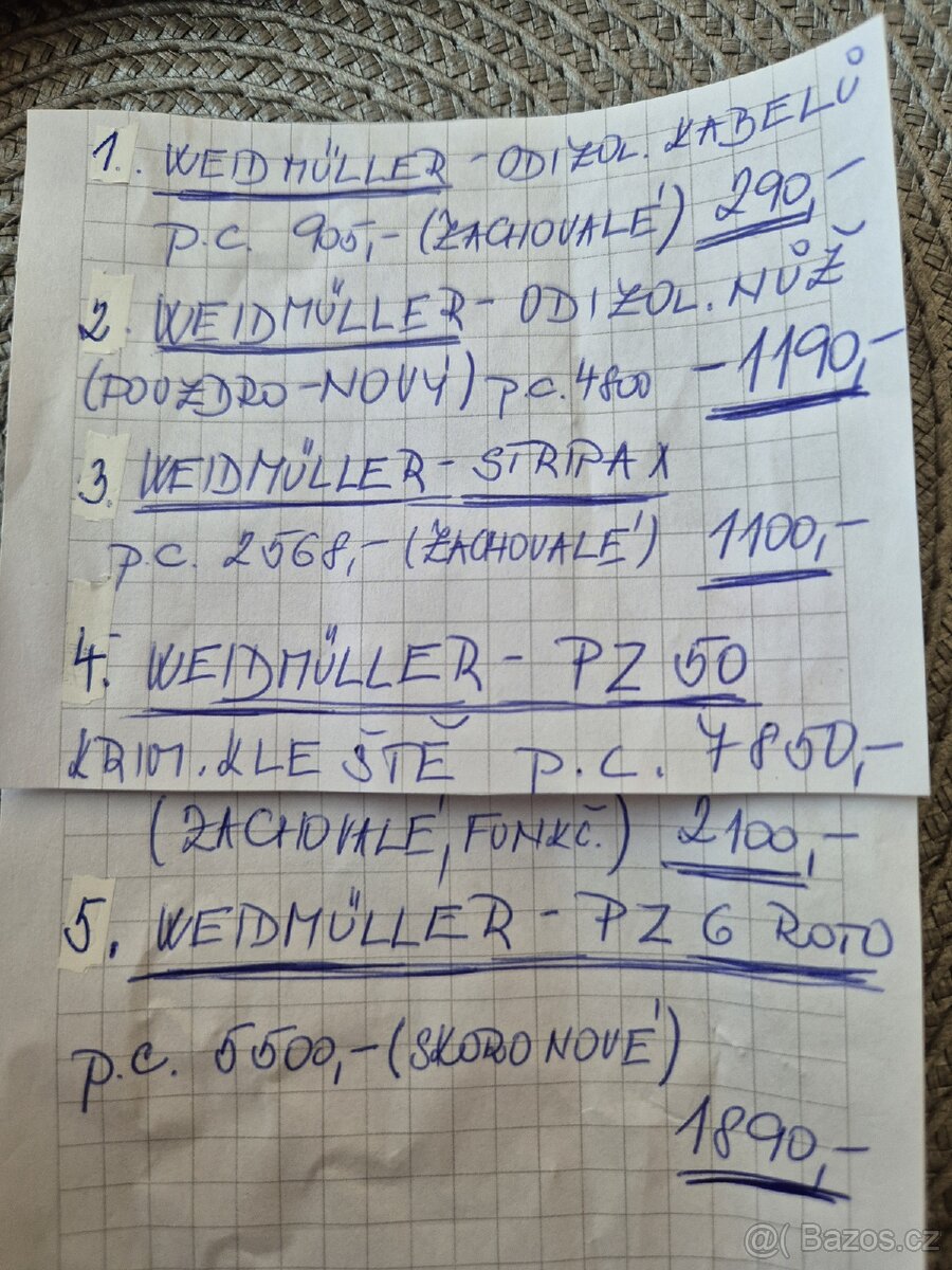 Nářadí Weidmüller - 13