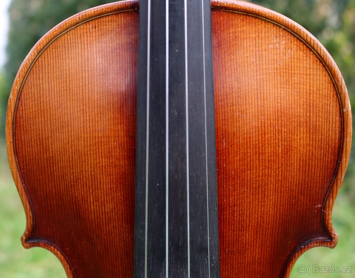 Staré kvalitní česko-německé celé 4/4 housle, c. 1910 - 13