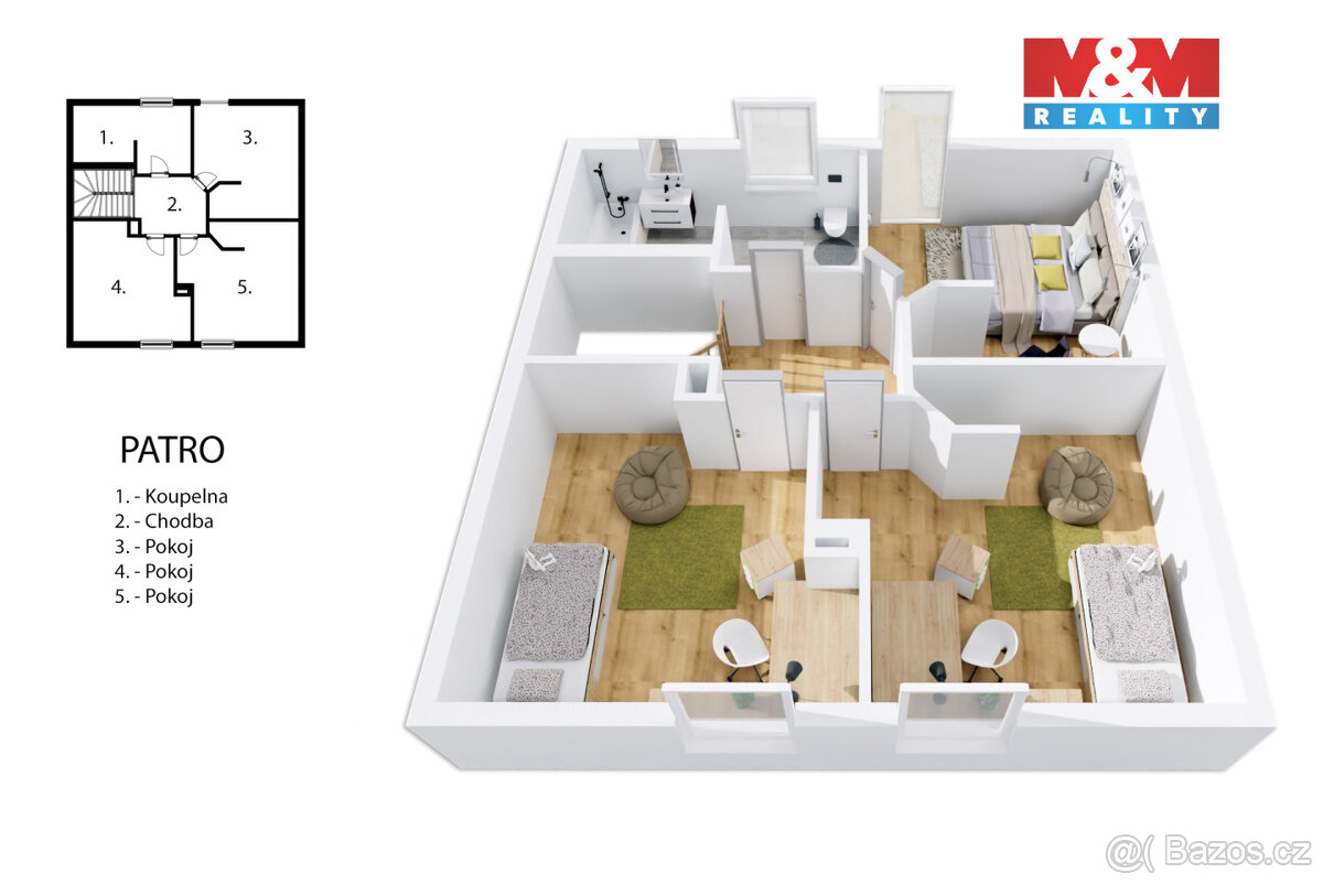 Prodej rodinného domu 5+1, 1205 m², Černá u Bohdanče - 13