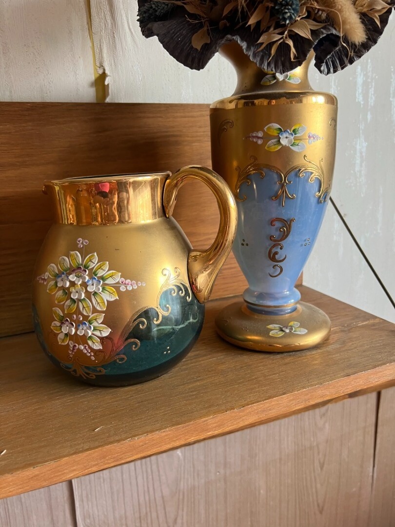 porcelán, keramika sady hrnečků, talířků, váz - 13