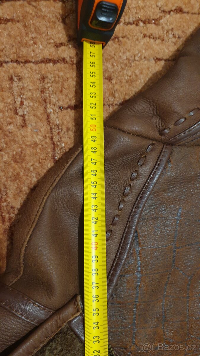 pánský kožený kabát z ovčí kůže L - 13