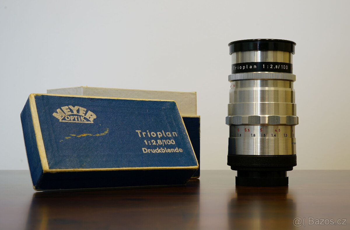 Objektiv Trioplan 100mm f2.8 / Meyer-Optik Görlitz / EXA - 13