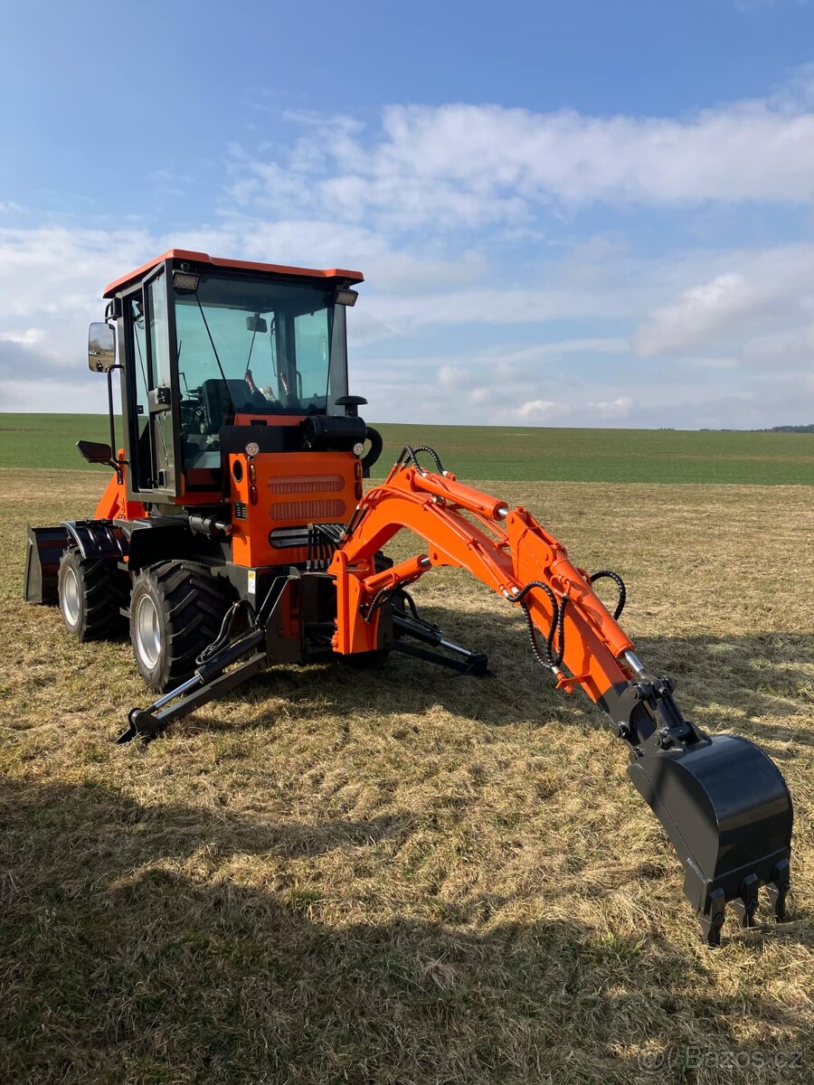 TRAKTORBAGR JM08 NAKLADAČ+MINIBAGR 4x4 - 13