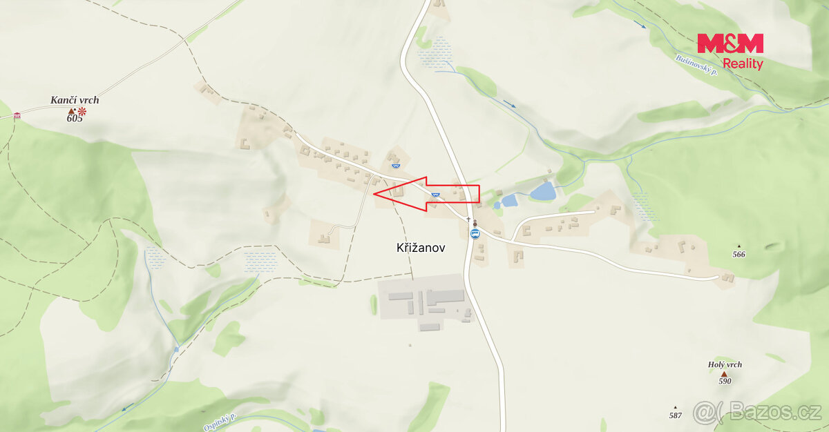 Prodej zahrady, 727 m², Hynčina - 13