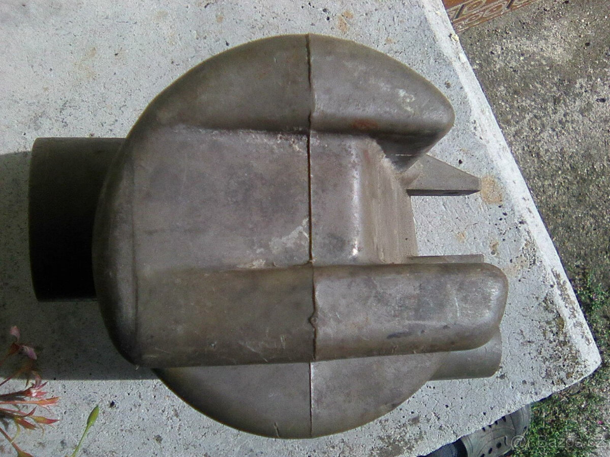 Jawa 250/350 Panelka - kryty řetězu,motoru,výfuky s koleny.. - 13