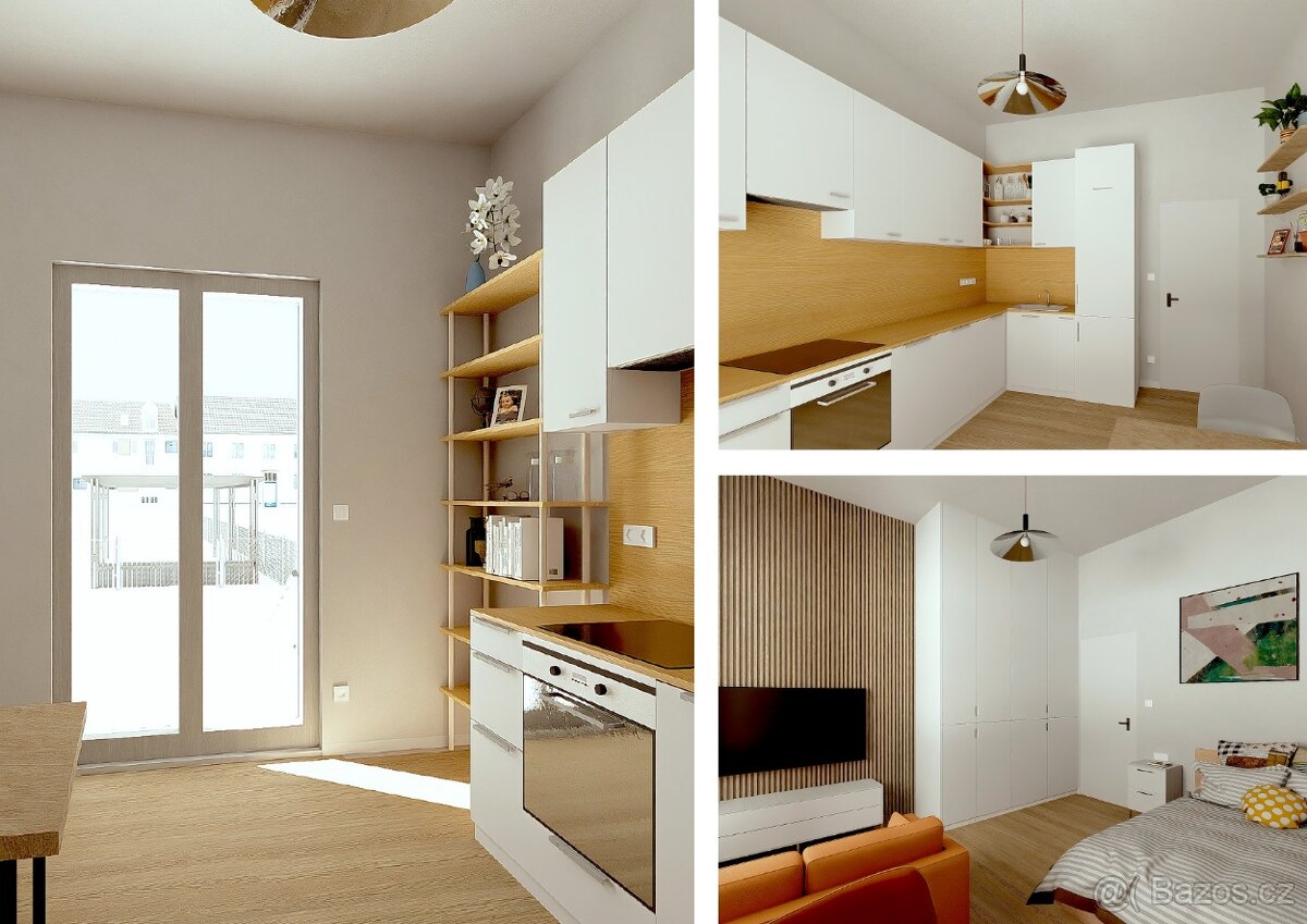 Byt 1+1 se sklepem a soukromou terasou, Pardubice - 13