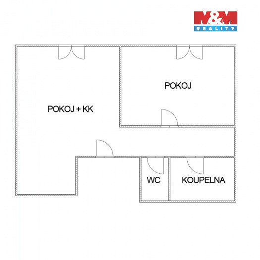 Pronájem bytu 2+kk, 100 m², Chomutov, ul. Klostermannova - 13