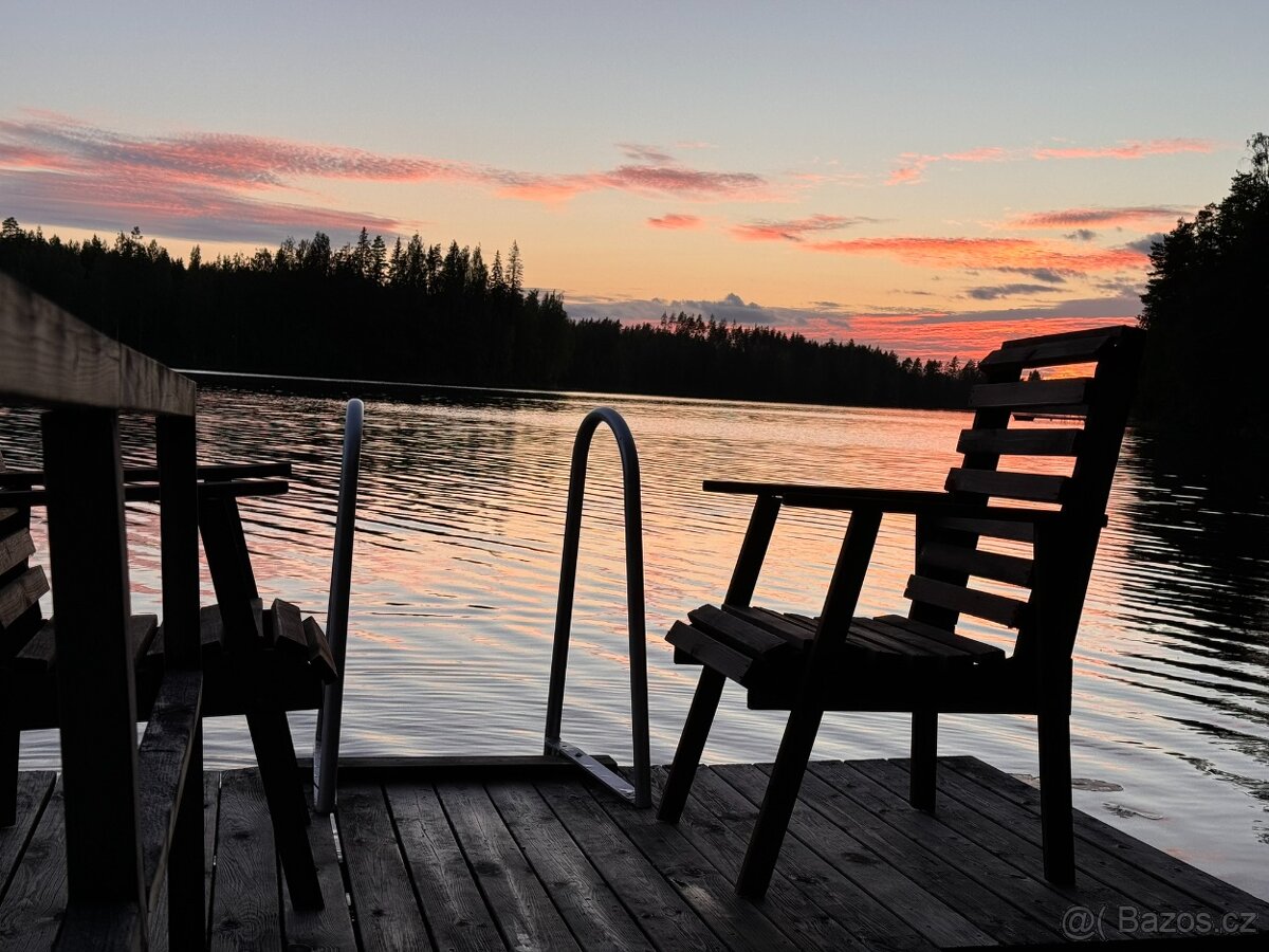 Finsko - ryby - relax - sauna - tradiční chata u jezera - 13