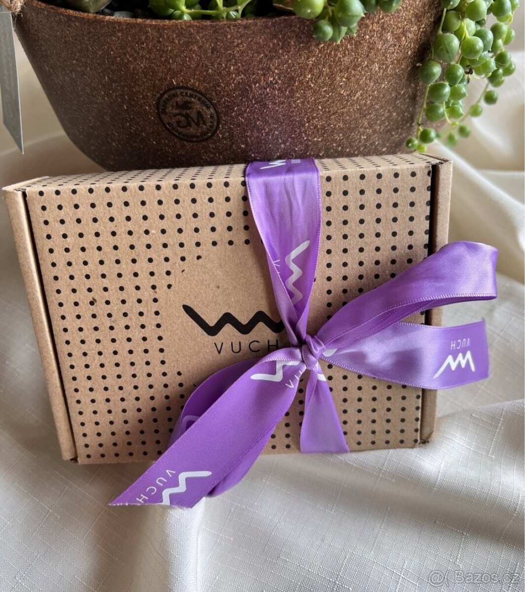 Nová dámská malá kožená peněženka na zip (Vuch) - 13