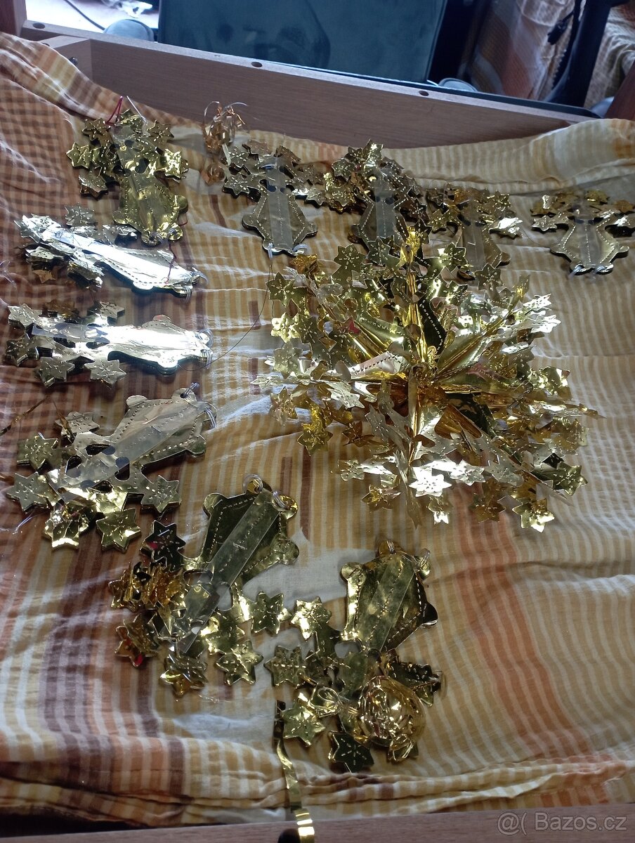 Vánoční hvězda atd dekorace - 13