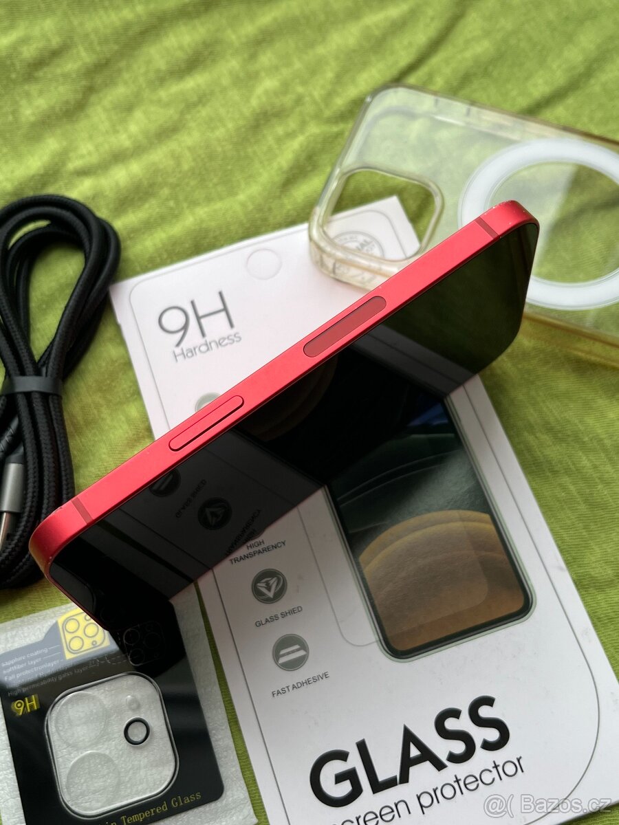 🍏 Apple Iphone 12 Mini 64GB RED 🍎 100% baterie 🔋 - 13