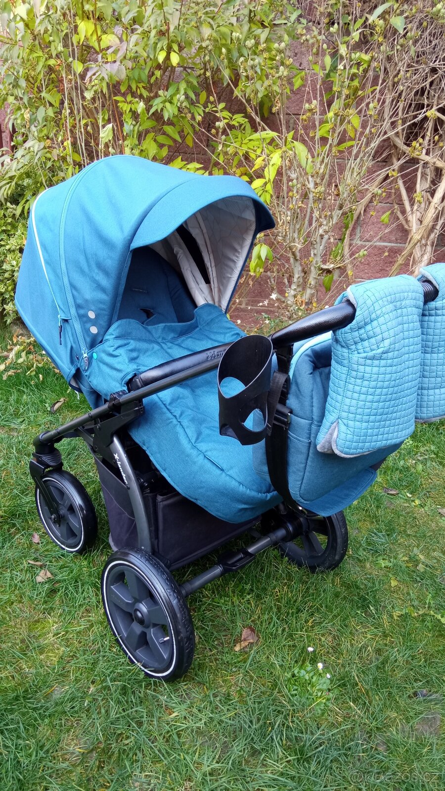 Kočárek X-lander 3v1 petrol 2022 Top stav - 13