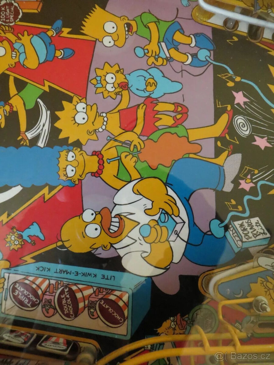 Simpsonovi Flipper od Data East, pinballový automat, z roku - 13
