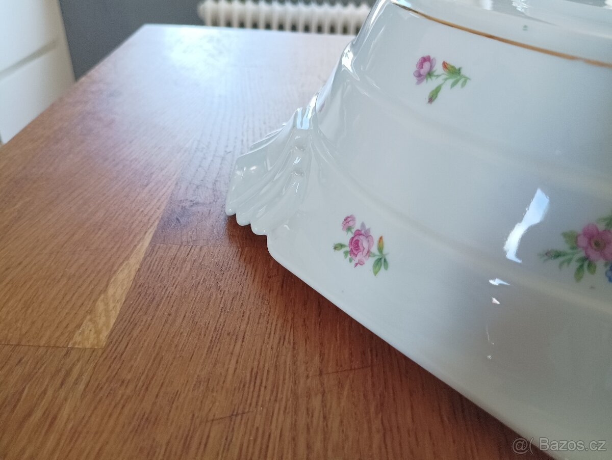 ART DECO PORCELÁNOVÁ TERINA HÁZENKA VD FRANCE - 13