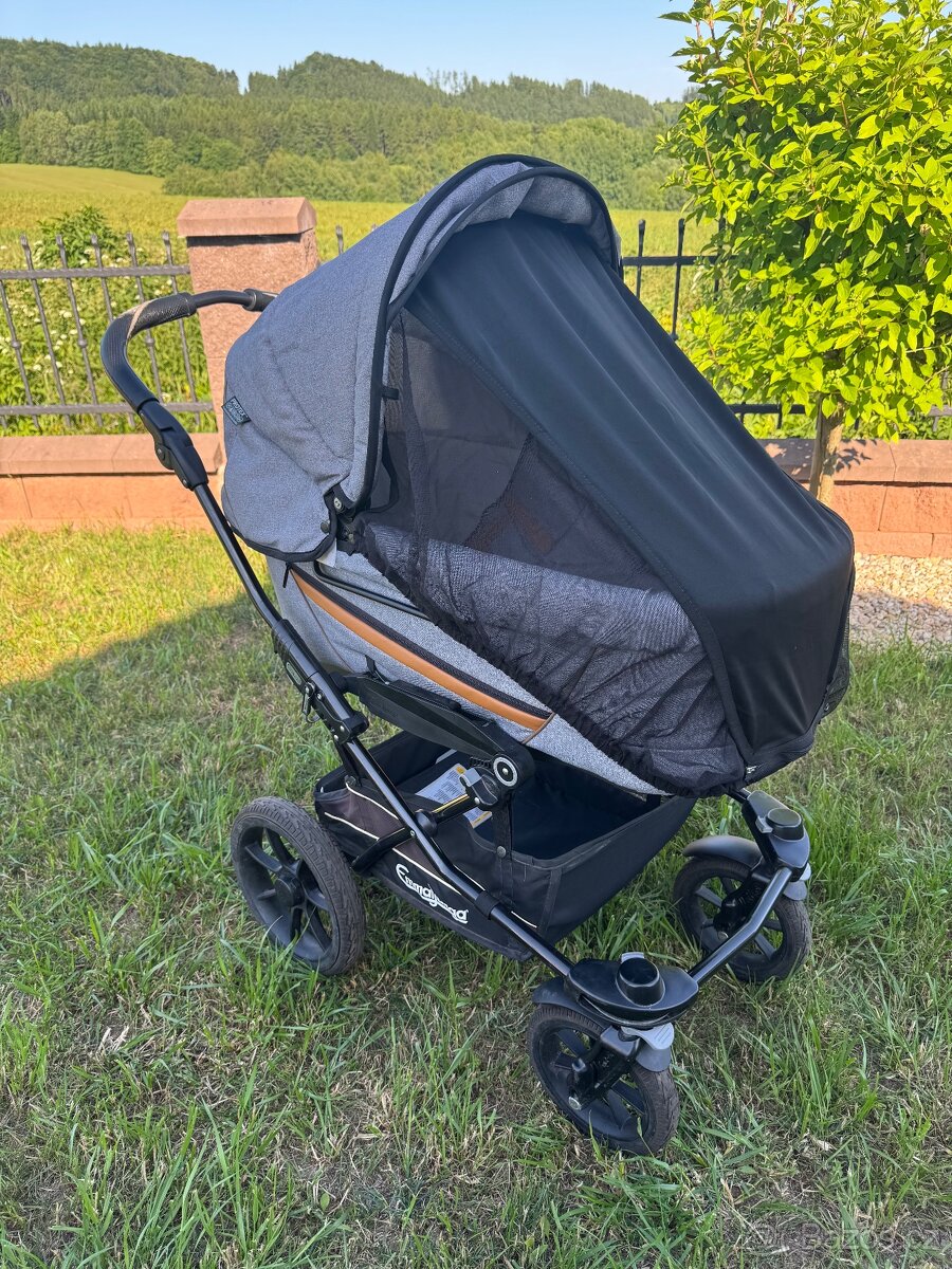 Emmaljunga kočárek set -šedo-hnědá - 13