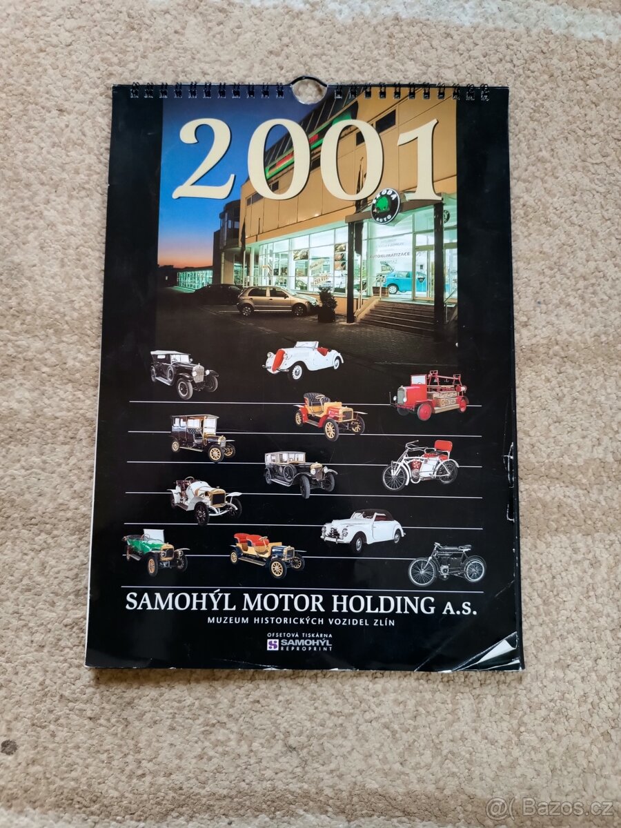 Kalendář Škoda (Laurin a Klement) 2001 - 13