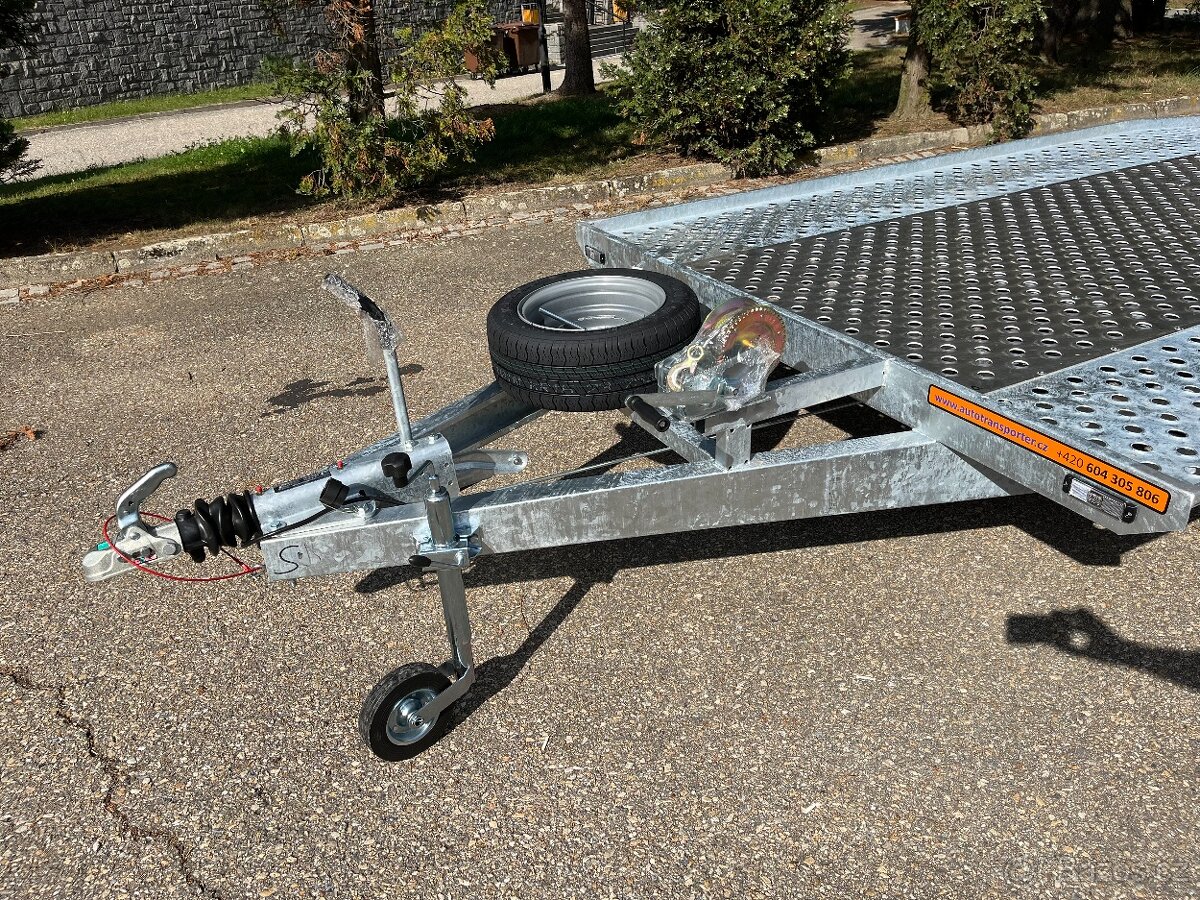 Přepravník snížený, kurtování celá plocha 450x210cm, 2700kg - 13