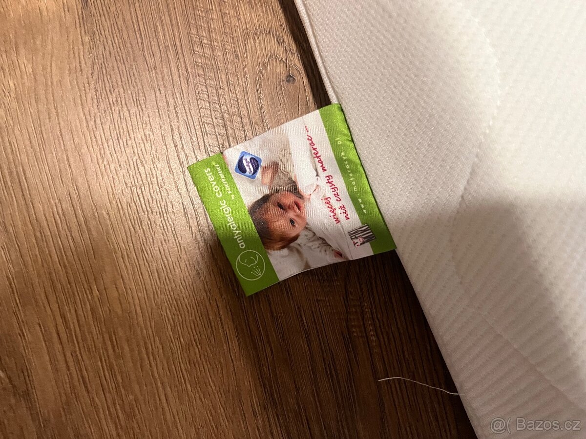 Dětská postýlka se šuplíkem +ZDARMA matrace, chránič, prostě - 13