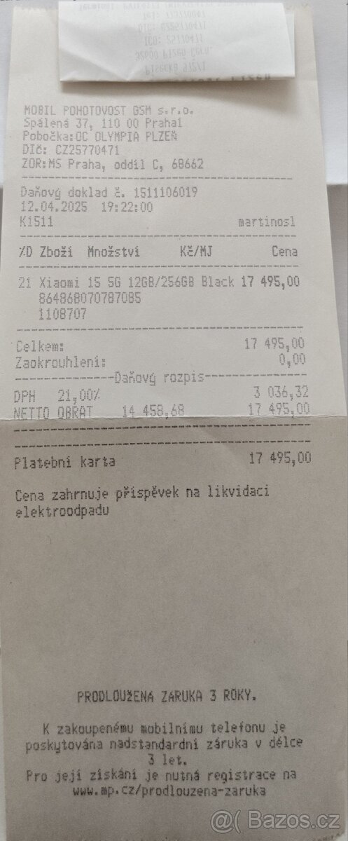 Xiaomi 15 5G 12GB 256GB - 13