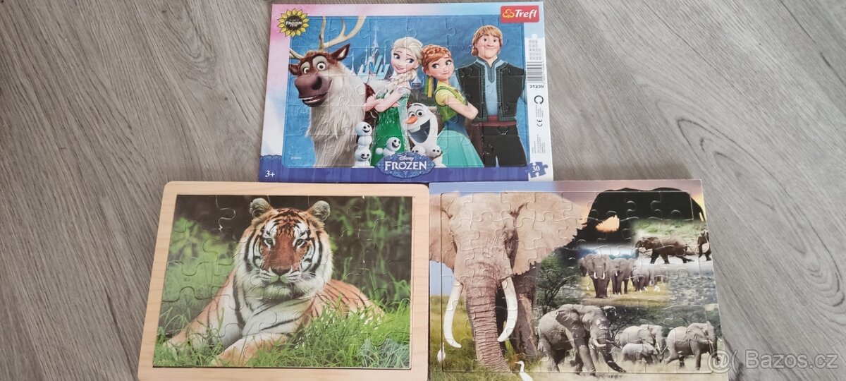 Pexeso, čelovka a puzzle,figurky - 13