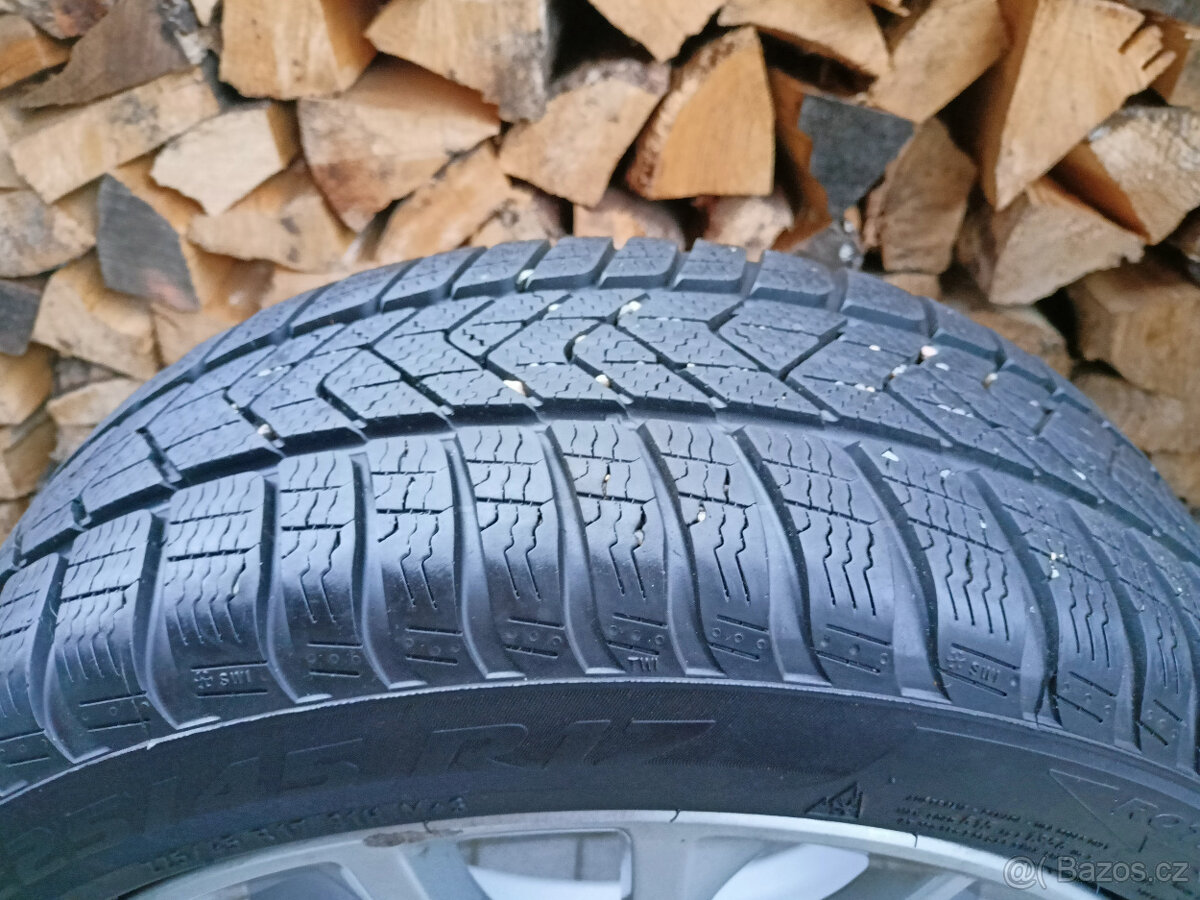 Originál alu kola Bmw 5x112 R17 styling 546,zimní 225/45/17 - 13
