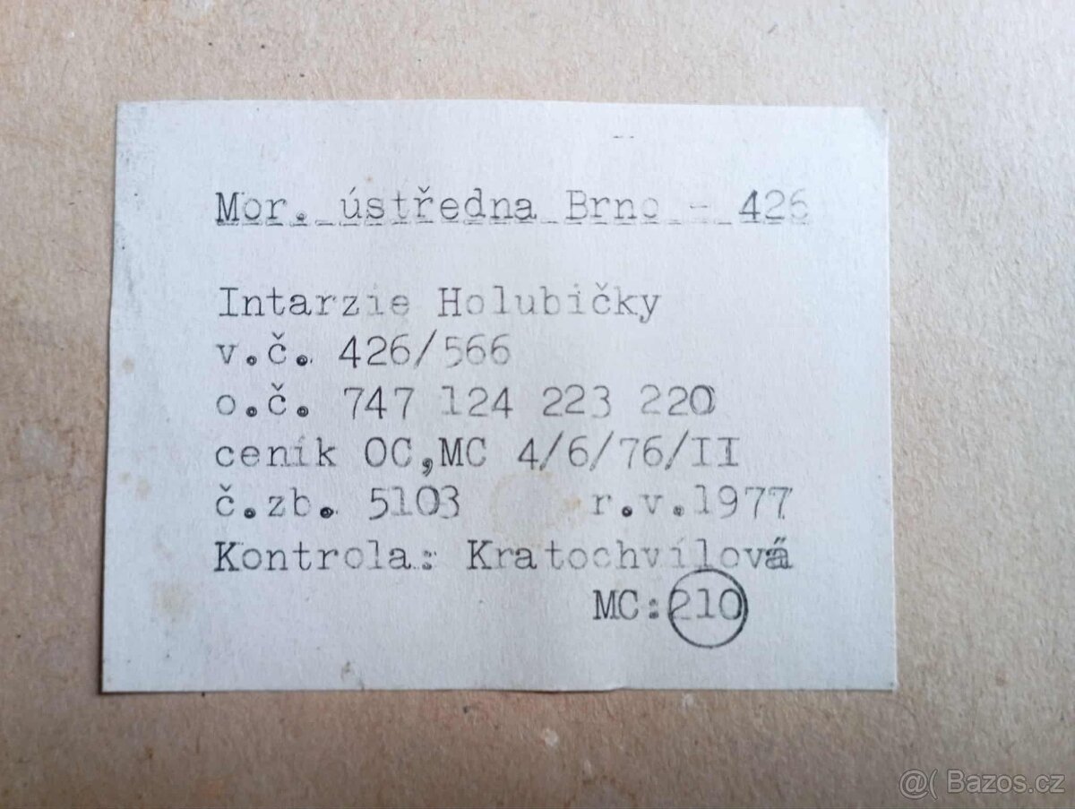 Intarzie - obrazy 70 - tá léta - RETRO - 13