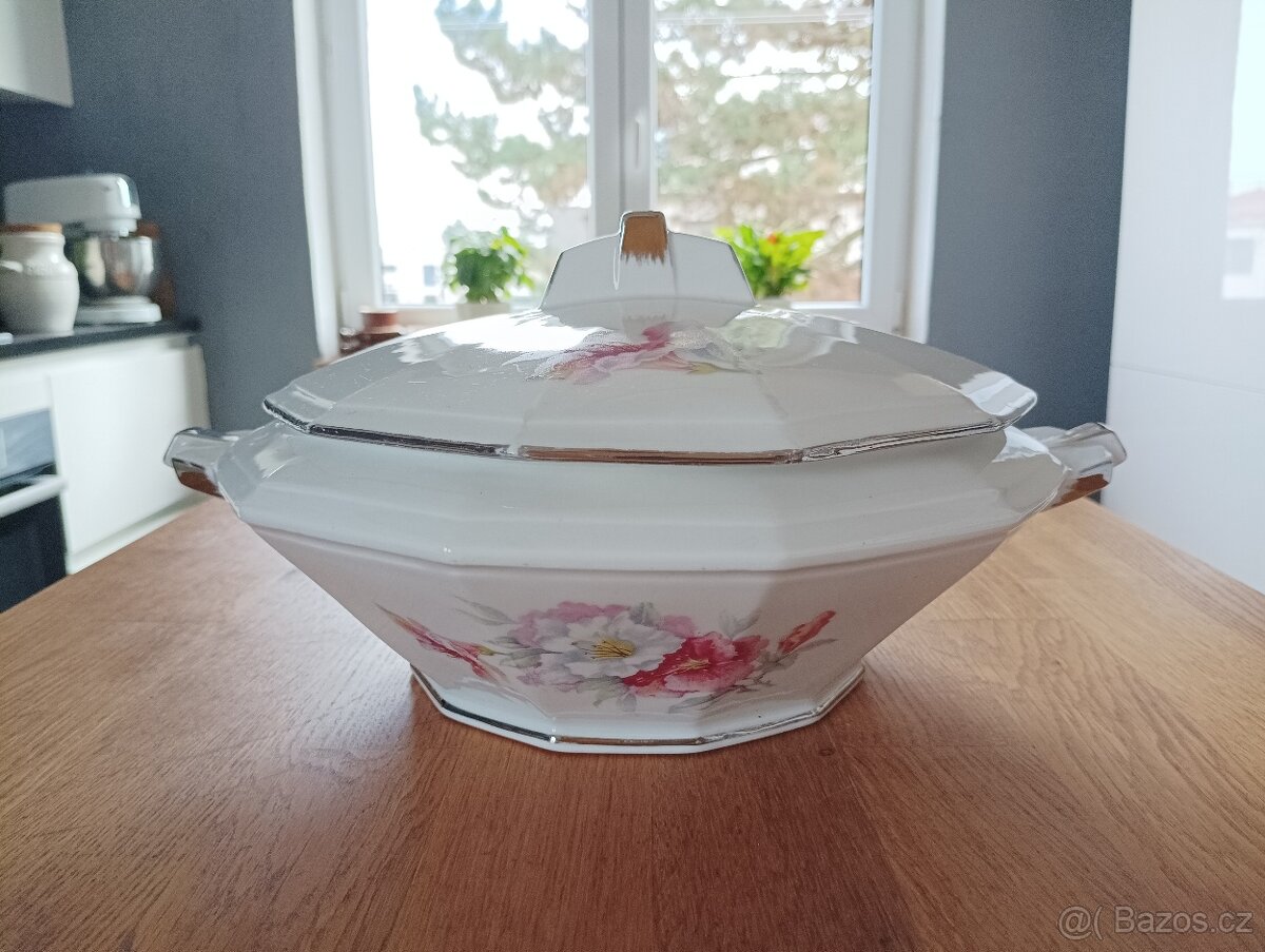 ART DECO PORCELÁNOVÁ TERINA REVA LIMOGES FRANCIE - 13