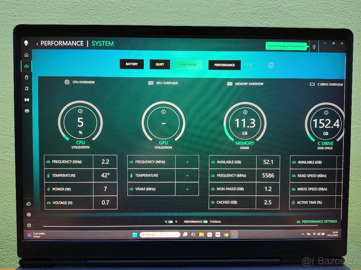 Alienware 16,5070,Ultra9,64gb,QHD+,2TB- Top - 13