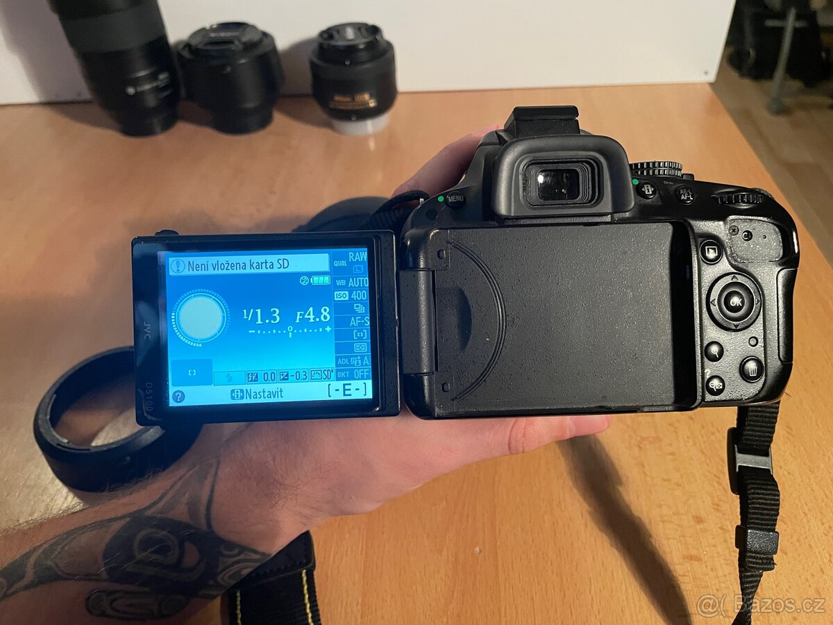Kompletní Nikon set – D5100 + 3 objektivy + příslušenství - 13