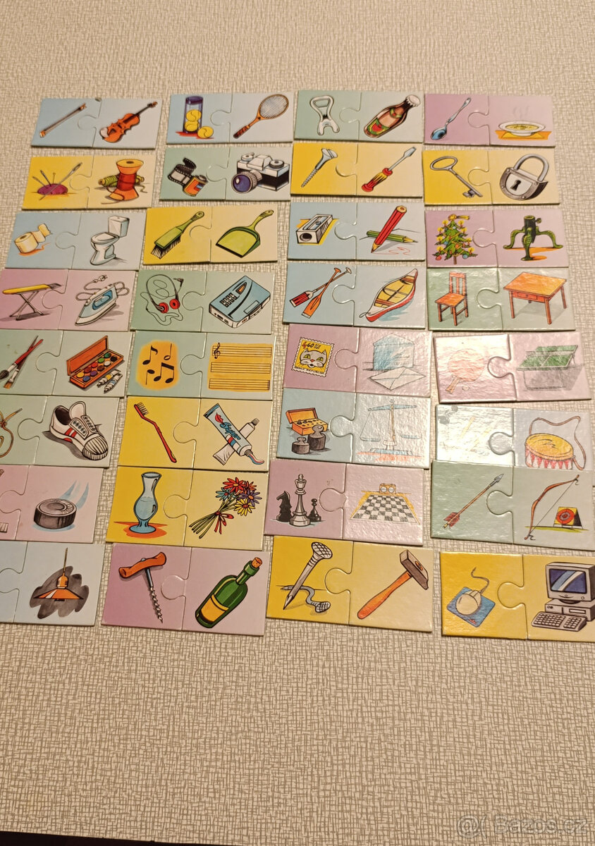 Puzzle velké, dřevěné, skládačka, hodiny, dětský doktor - 13