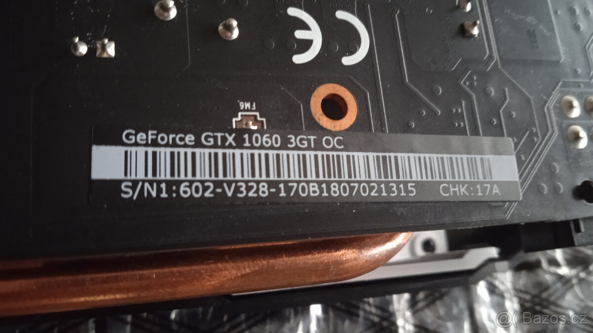 MSI GeForce GTX 1060 3GB OC - PERFEKTNÍ STAV - 13