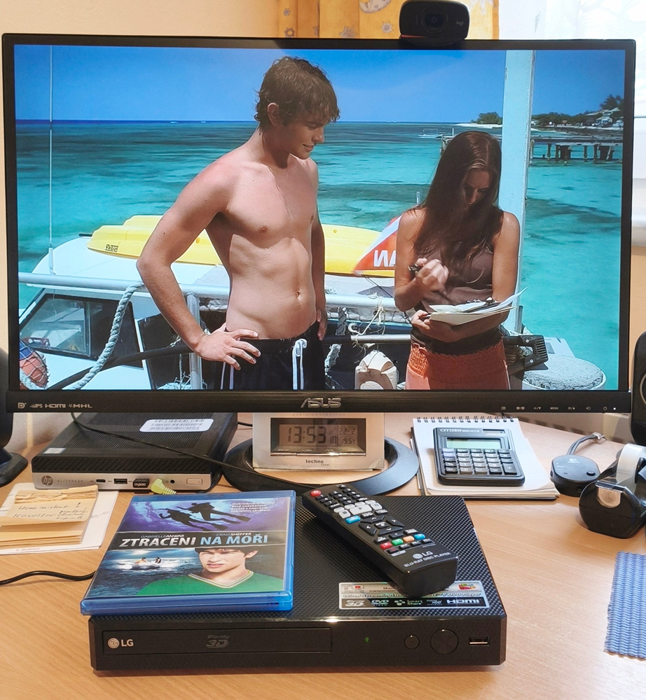 Blu-ray, DVD přehrávač LG BP450 3D - Super stav - 13