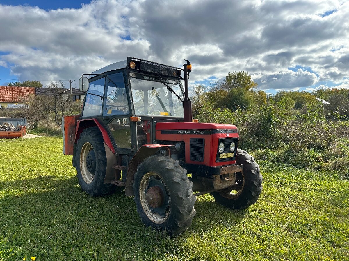 Prodám traktor Zetor 7745 s příkopovým mulčovačem - 13