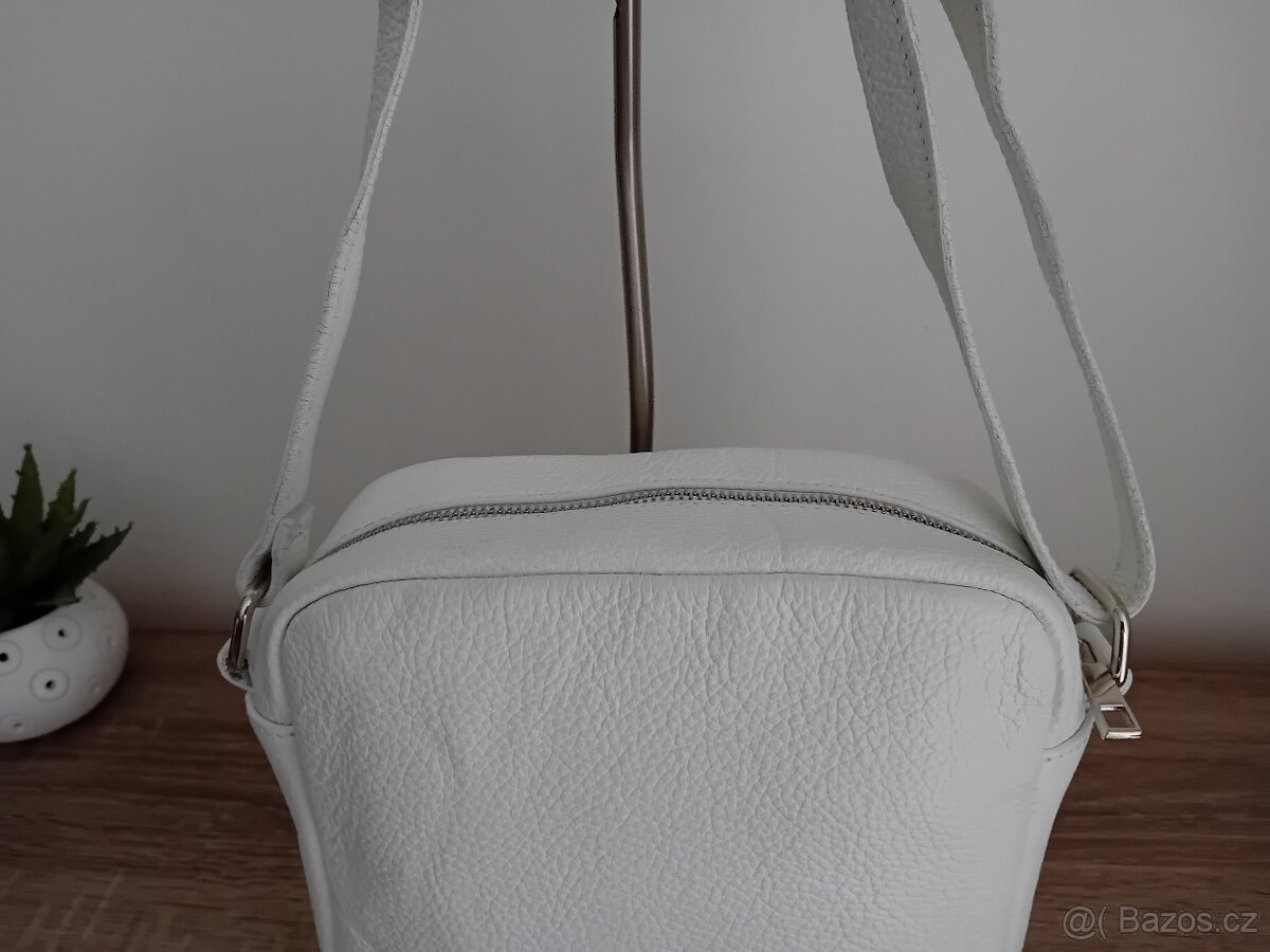 QVC dámská kabelka kožená nová - 13