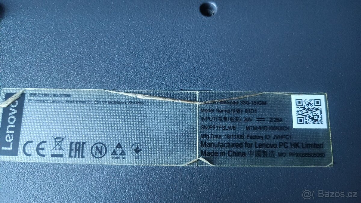 Lenovo IdeaPad 330-15lGM - 13