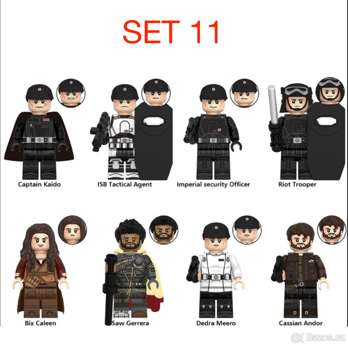 Rôzne figúrky Star Wars 5 (8ks) typ lego - nové - 13