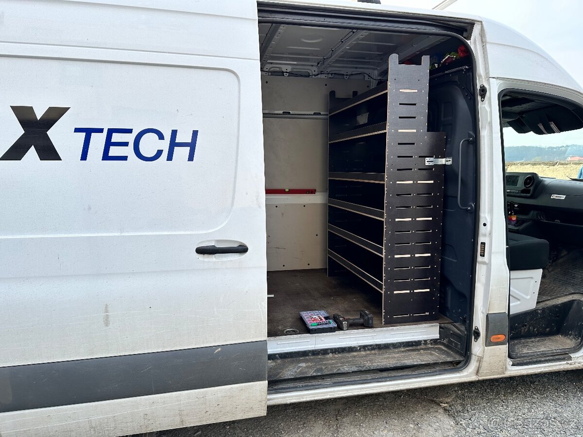 Transit regály , vestavby Cnc výroba- Skladem - 13