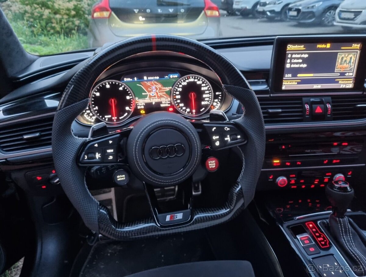 AUDI VOLANT SPORTOVY so START/STOP - DRIVE SELECT karbon - 13