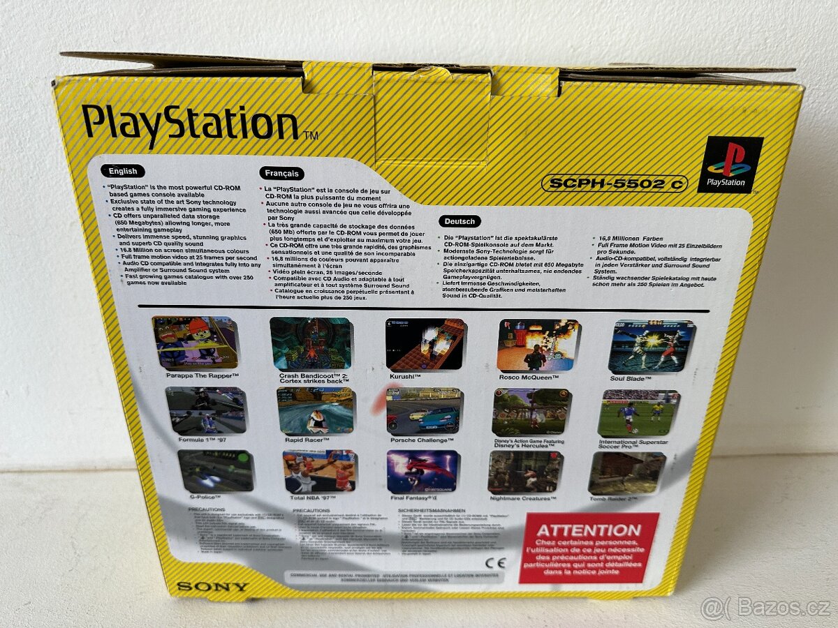 Playstation 1 scph-5502 OVP, PAL - 13