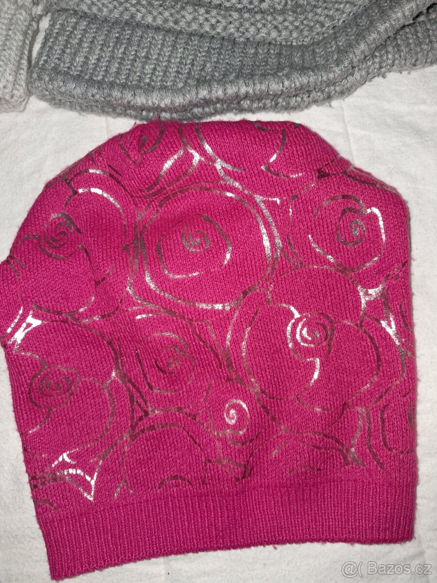 Dámské, dívčí zimní čepice - 13