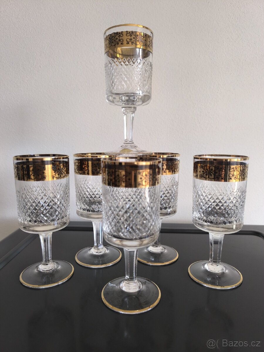 Sada luxusních křišťálových sklenic na sekt, Bohemia Glass - 13