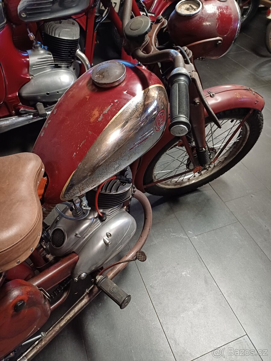 ČZ 125C s TP 1953 - 13