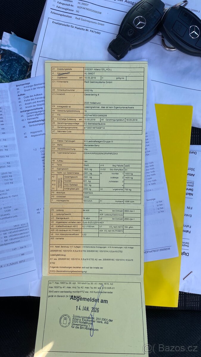 Mecedes Vito 111cdi rv 2019 - 13