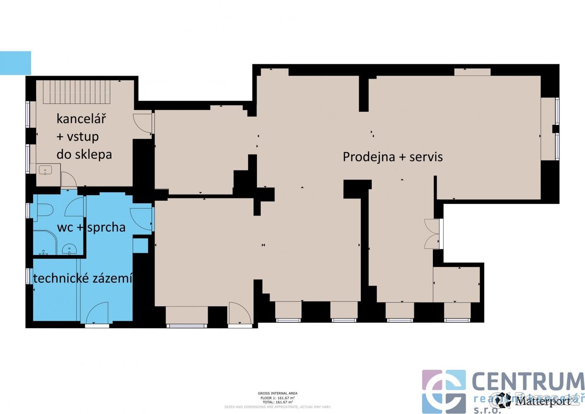 Pronájem obchodních prostor, 176 m2 - 13