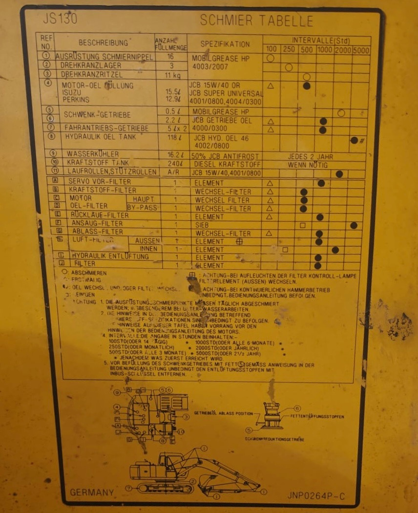 JCB JS 130 PÁSOVÝ BAGR - - 13